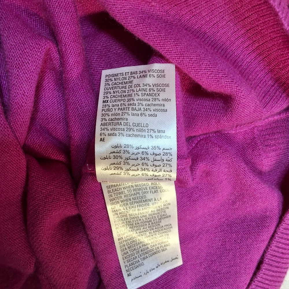 NWT INC PINK LONG SLEEVE KEYHOLE BLOUSE - Picture 10 of 12